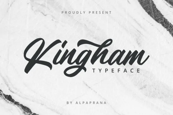 Kingham Font Kingham Font Poster 1