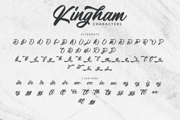 Kingham Font Poster 11