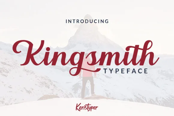 Kingsmith Font Kingsmith Font Poster 1