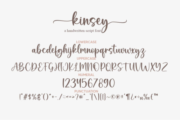 Kinsey Font Poster 5