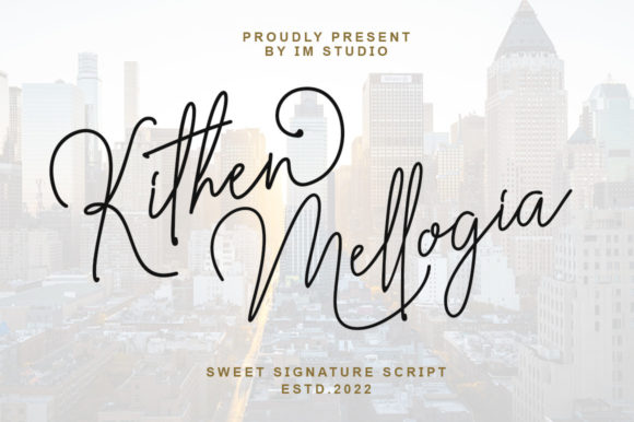 Kithen Mellogia Font Poster 1