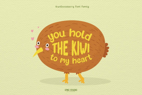 Kiwi Gooseberry Font Poster 5