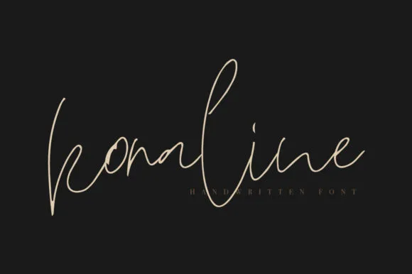 Koraline Font Koraline Font Poster 1
