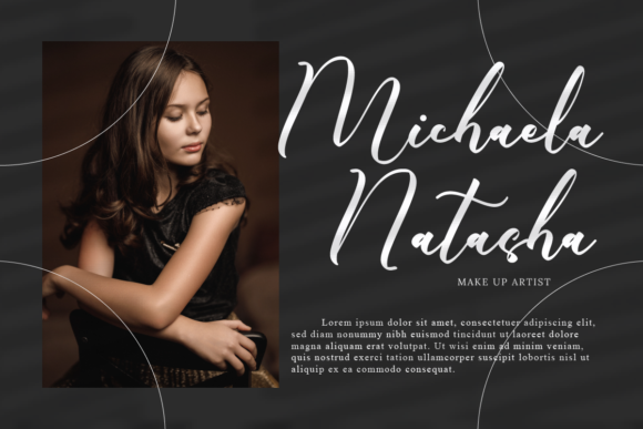 Krista Nathalia Font Poster 6