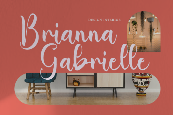 Kristina Gemma Font Poster 3