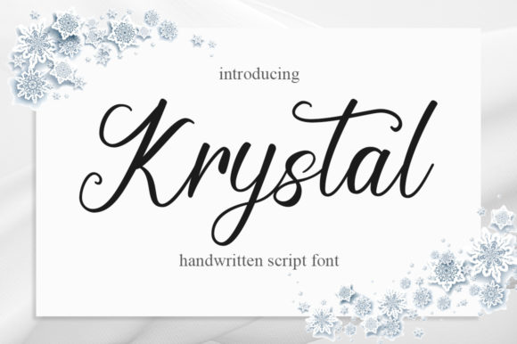 Krystal Font Poster 1