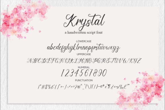 Krystal Font Poster 6