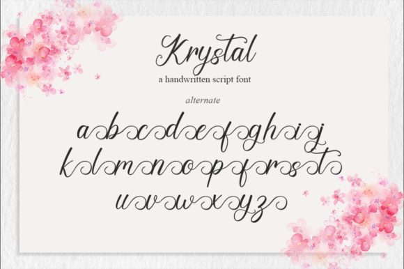 Krystal Font Poster 7