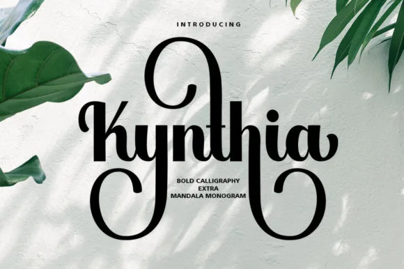 Kynthia Font Kynthia Font Poster 1