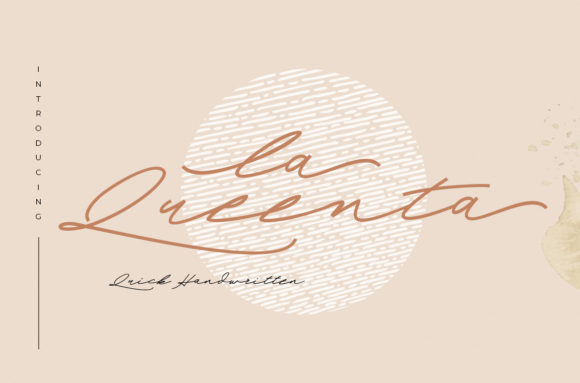 La Queenta Font Poster 1