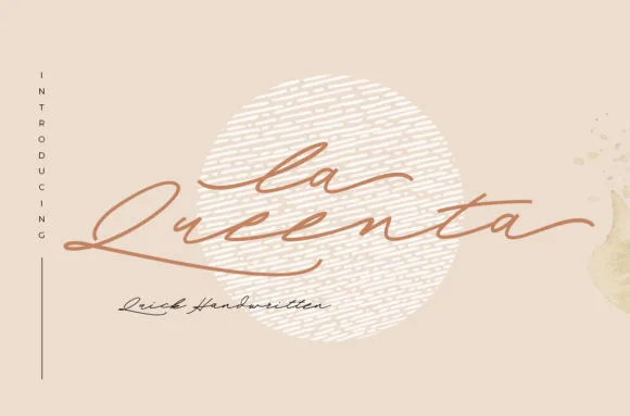 La Queenta Font La Queenta Font Poster 1