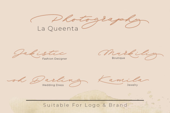 La Queenta Font Poster 8