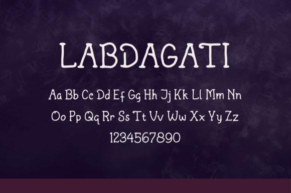 Labdagati Font Poster 2