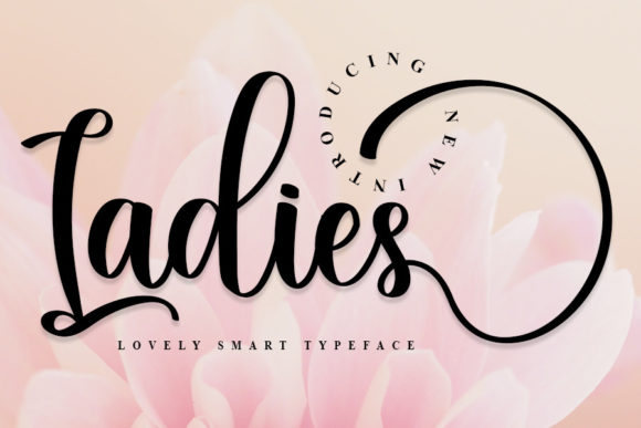 Ladies Font Poster 1