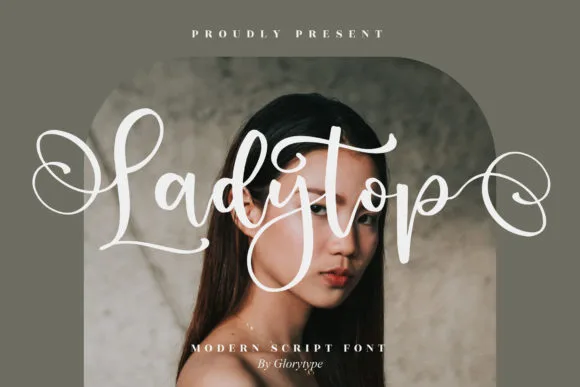 Ladytop Font Ladytop Font Poster 1