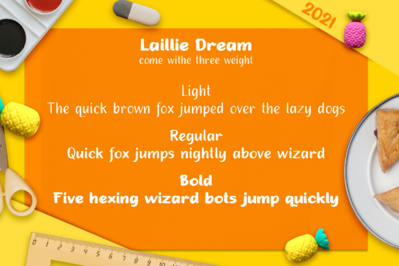 Laillie Dream Font Poster 8