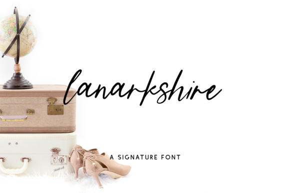 Lanarkshire Script Font Poster 1