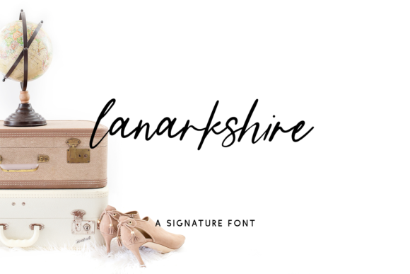 Lanarkshire Script Font Lanarkshire Script Font Poster 1