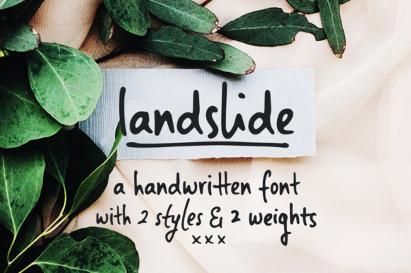 Landslide Font