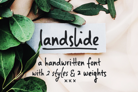 Landslide Font Landslide Font Poster 1