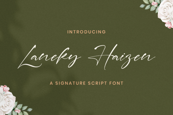 Laneky Haizen Font Poster 1