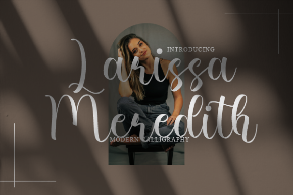 Larissa Meredith Font Poster 1