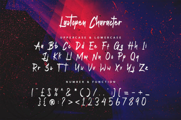 Lastopen Font Poster 6