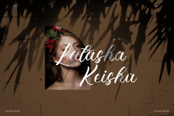Latasha Keisha Font Poster 1