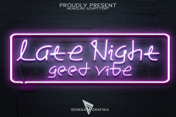 Late Night Font