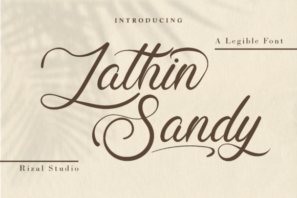 Lathin Sandy Font Poster 1