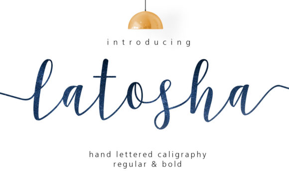 Latosha Script Font