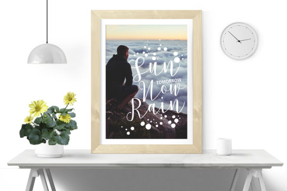 Latosha Script Font Poster 2