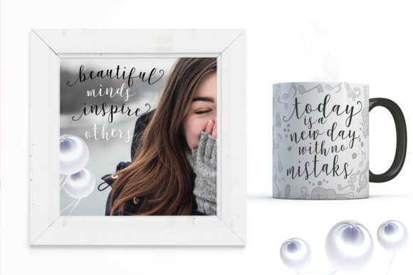 Latosha Script Font Poster 4