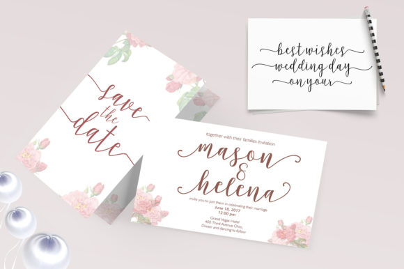Latosha Script Font Poster 5