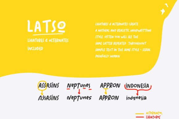 Latso Font Poster 3