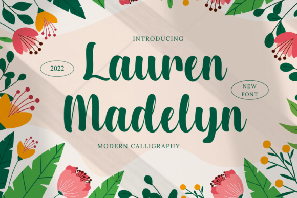 Lauren Madelyn Font Poster 1
