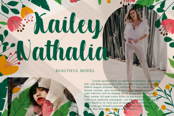 Lauren Madelyn Font Poster 3