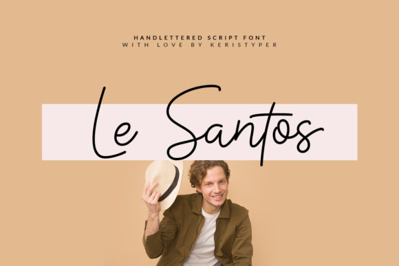 Le Santos Font Poster 1