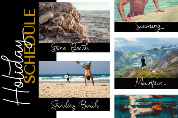 Le Santos Font Poster 2