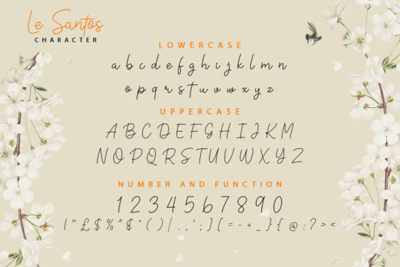 Le Santos Font Poster 8