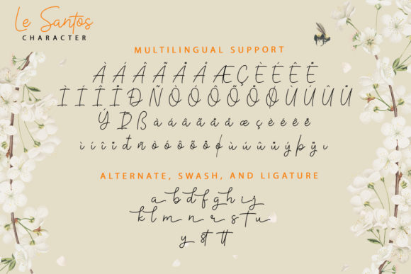 Le Santos Font Poster 9