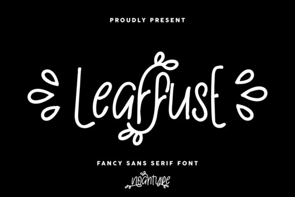 Leaffuse Font Poster 1