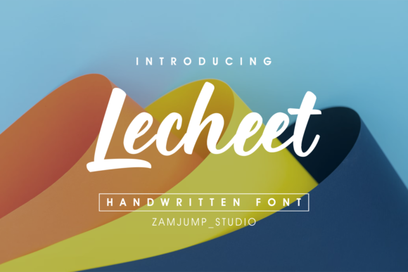 Lecheet Font Poster 1