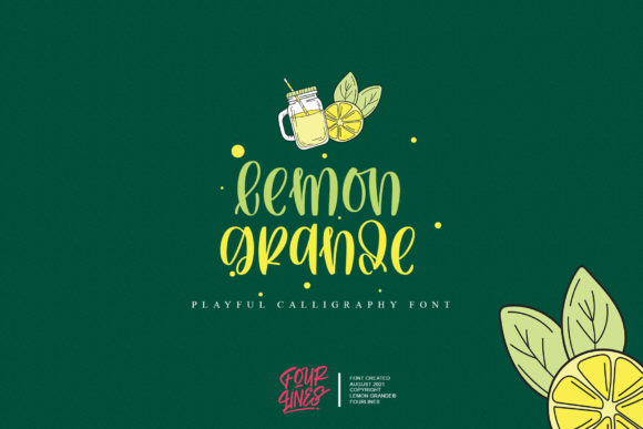 Lemon Grande Font Poster 1