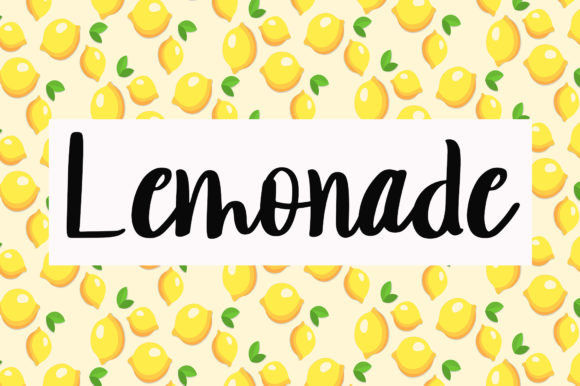 Lemonade Font