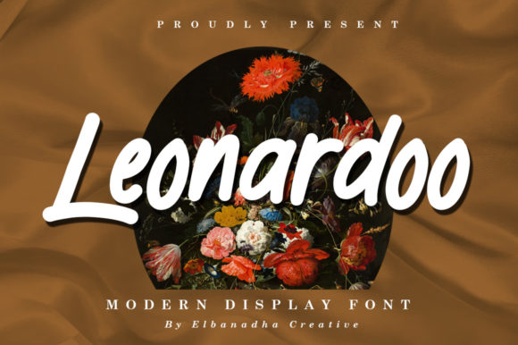Leonardoo Font Poster 1