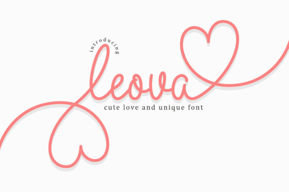 Leova Font Poster 1