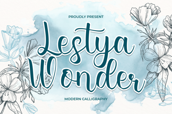 Lestya Wonder Font Poster 1