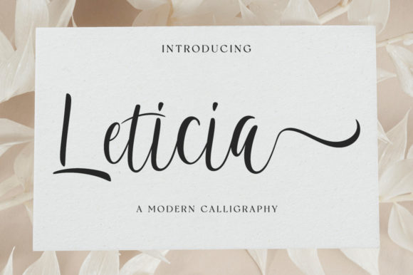 Leticia Font Poster 1