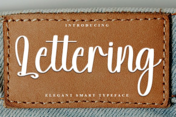 Lettering Font